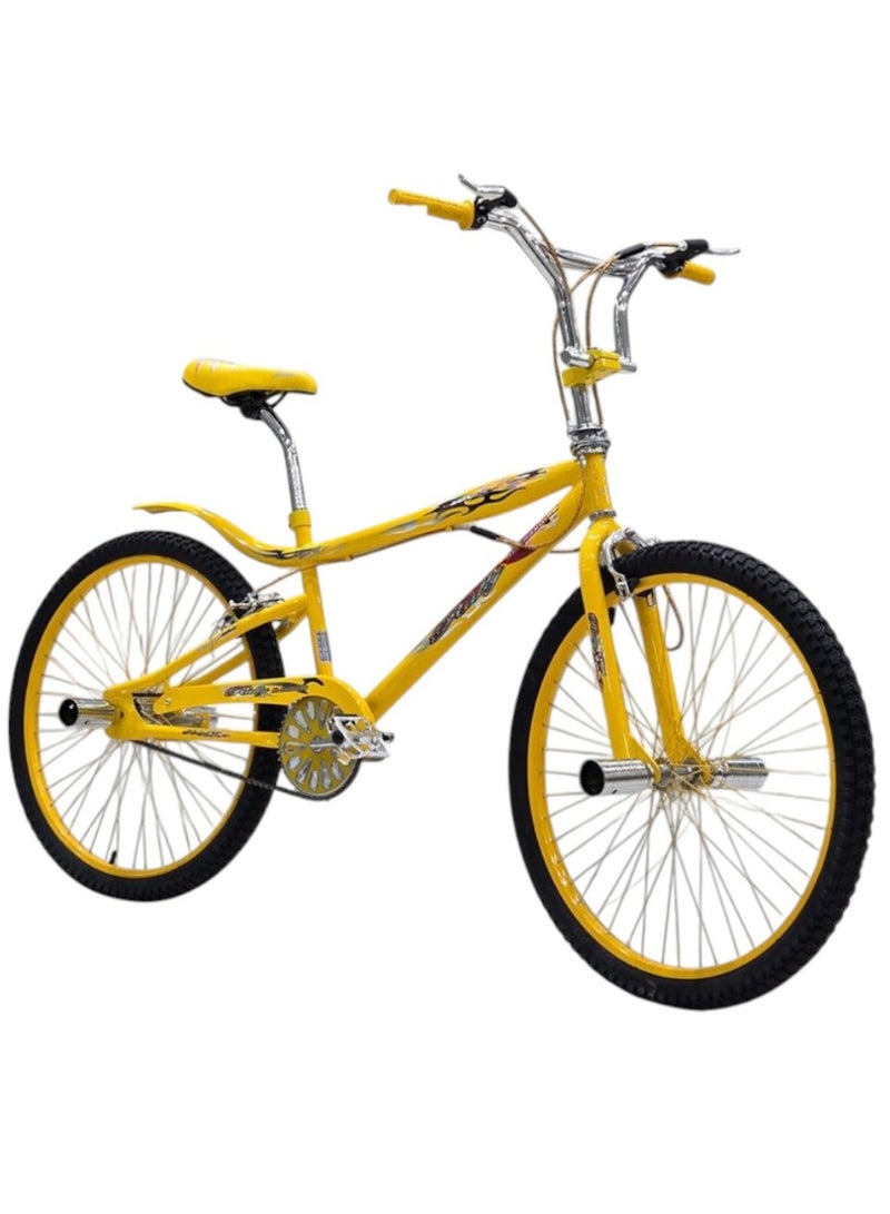 صندوق العاب دراجة كوبرا معدنية مزودة بفرامل قرصية مقاس 26 بوصة