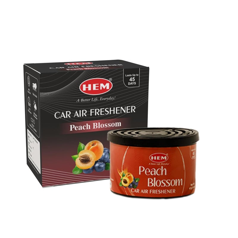 HEM Peach Blossom Car Air Freshener - 42g | Natural Car Perfume | Refreshing & Long-Lasting Fragrance | Easy to Use & Compact Design that Perfectly Fits | Ideal for On-the-Go Air Freshening - Image 3