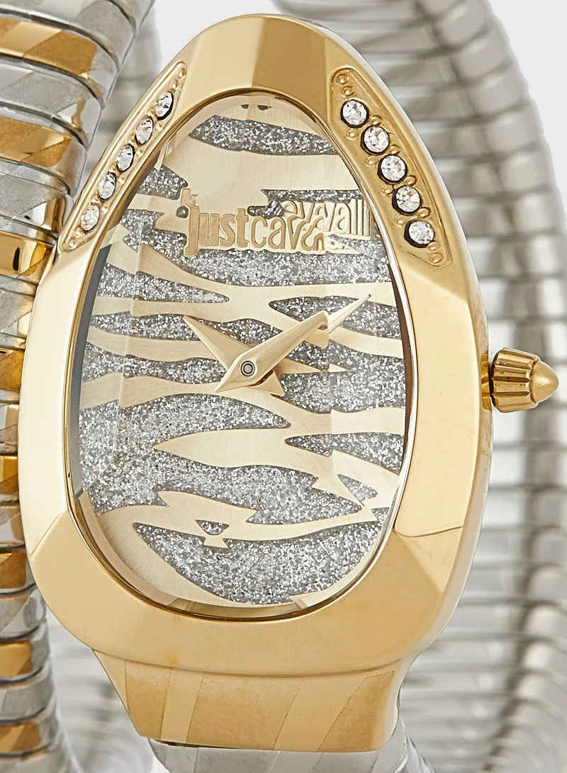 Just Cavalli Steel Strap Analog Watch