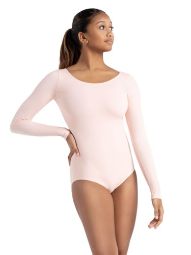 Capezio Womens Long Sleeve LeotardBallet PinkMedium - Image 1