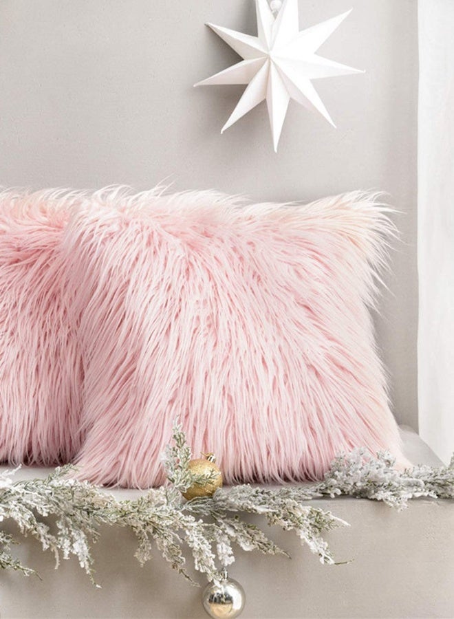 Faux Sheep Skin Cushion Cover Polyeste - Image 1