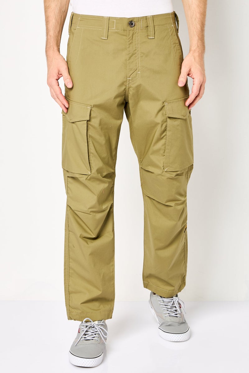 G-Star RAW سروال كارجو عادي للرجال، زيتوني - Image 1