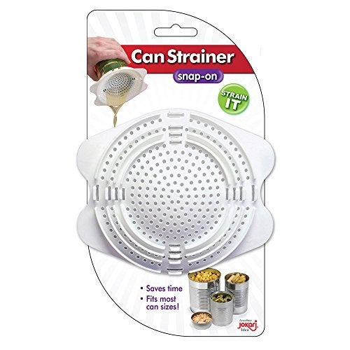Can Colander Strainer 4 Pack Best for Canned Tuna Vegetables Fruit Easy Fit Food Strainers for Clean Food Preparation Kitchen Gadget that is Fun Practical For No Messes