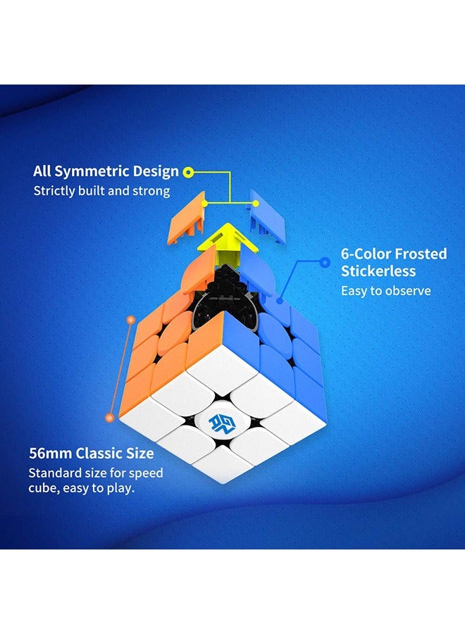 GAN 356 R S, 3x3 Speed Cube Gans 356RS Magic Cube (Stickerless) - Image 5