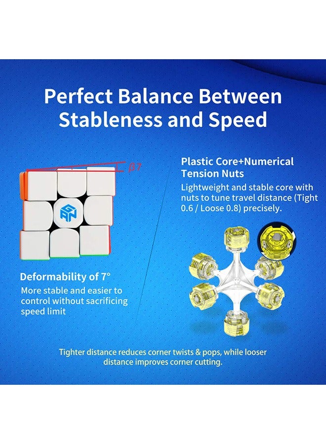 GAN 356 R S, 3x3 Speed Cube Gans 356RS Magic Cube (Stickerless) - Image 4