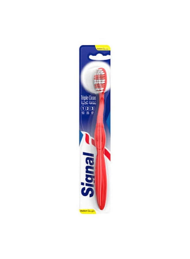SIGNAL TRIPLE CLEAN TOOTHBRUSH MEDIUM