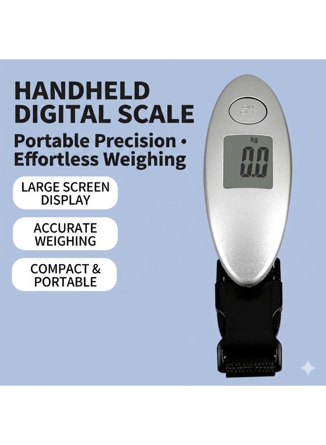 epicarma Digital Hanging Luggage Scale 40kg/110lb Portable Travel Baggage Scale with LCD Display – High Precision Handheld Suitcase Weight Scale, Compact Electronic Hook Scale for Travel & Home Use - Image 4