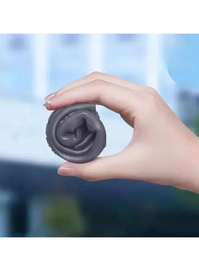 Dominy 1 Pair Of Waterproof Silicone Shoe Covers, Reusable, Non-slip Protection, Thickened Sole, Suitable For Outdoor Activities,Size XL - Image 5