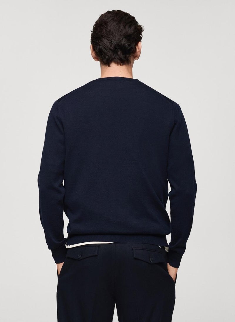 Mango Man Merino Crew Neck Sweater  - Image 2