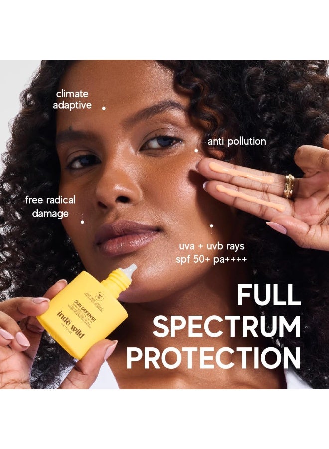 indē wild قطرات التوهج والحماية من الشمس (واقي شمس معدني بمعامل حماية SPF 50+ وتقييم PA++++) - Image 4