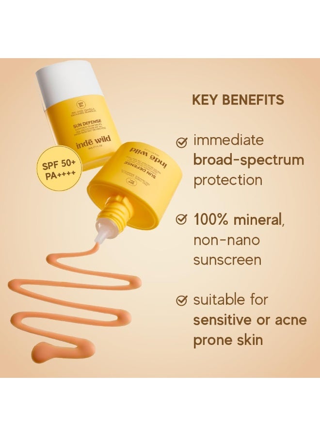 indē wild قطرات التوهج والحماية من الشمس (واقي شمس معدني بمعامل حماية SPF 50+ وتقييم PA++++) - Image 2