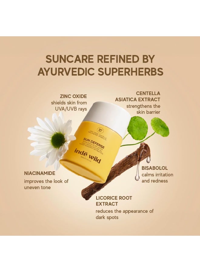 indē wild قطرات التوهج والحماية من الشمس (واقي شمس معدني بمعامل حماية SPF 50+ وتقييم PA++++) - Image 3