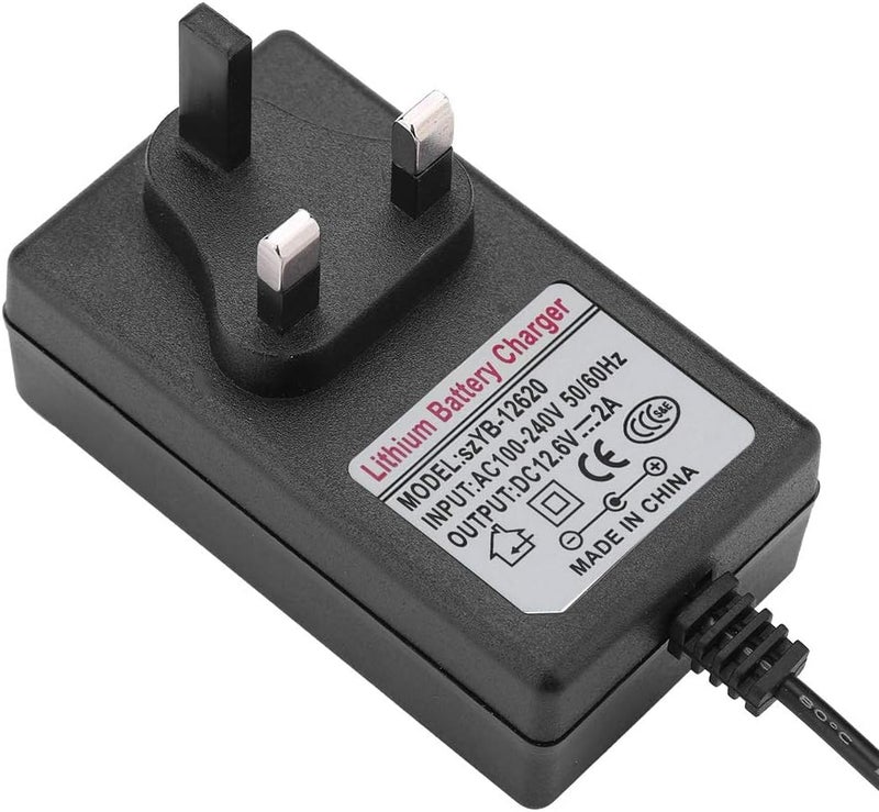 Liyeehao Anti-Interference DC 12.6V Fast Charging Lithium Battery Charger, Power Supply, for Toy Car Balance Car(British regulatory) - Image 2