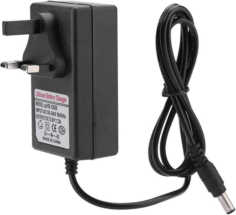 Liyeehao Anti-Interference DC 12.6V Fast Charging Lithium Battery Charger, Power Supply, for Toy Car Balance Car(British regulatory) - Image 1