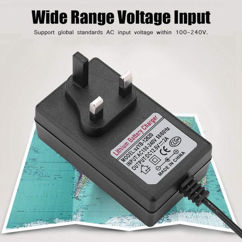 Liyeehao Anti-Interference DC 12.6V Fast Charging Lithium Battery Charger, Power Supply, for Toy Car Balance Car(British regulatory) - Image 5