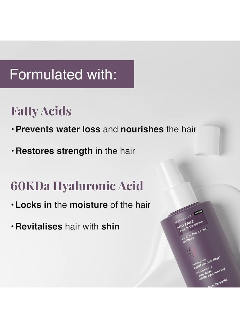 BARE ANATOMY - Bare Anatomy Anti Frizz Leave In Conditioner Deep Conditioned Frizz Controlled Hair For 24 hrs 150ml - Image 1