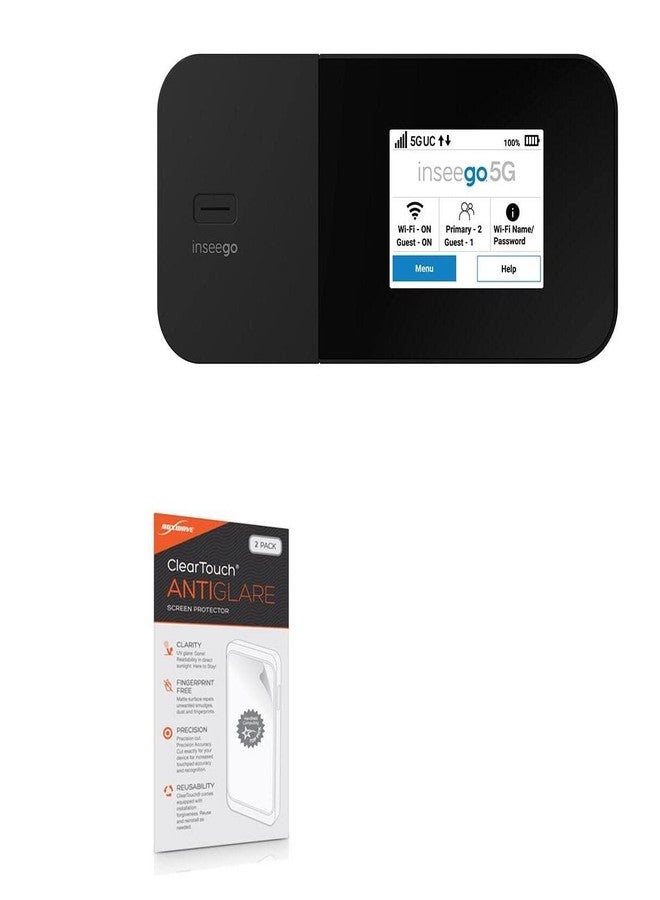 BoxWave حماية شاشة BoxWave متوافقة مع Inseego MiFi X Pro 5G - ClearTouch مضادة للتوهج (عبوة 2)، فيلم مات مضاد لبصمات الأصابع - Image 1