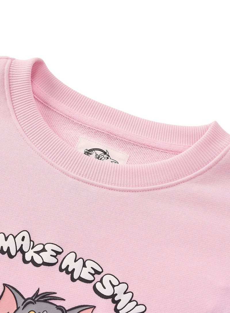 GIORDANO Women’s Tom & Jerry Limited Edition Sweatshirt - Image 3
