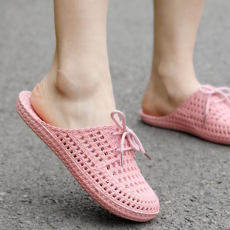 Womens Flat Sandals Summer Peep-Toe Foam Shoes 888 Curry  - Image 4