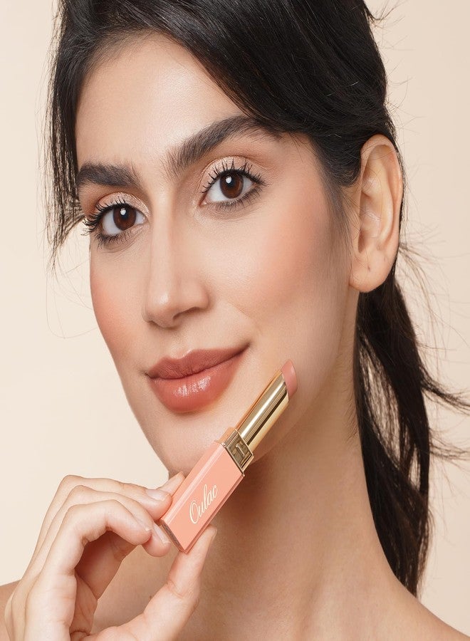 Oulac Satin Matte Pink Lipstick - Pink Brown Long Lasting Lip Stick, Full Coverage with Smooth Creamy Texture Lip Colour, Moisturizing & Weightless Formula Lip Makeup, Vegan, 4.3g, SG11 Breathtaking - Image 2