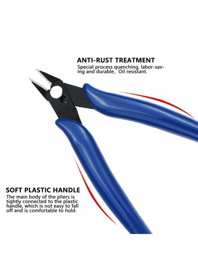 Kalim Needle File Set (10Pcs High Carbon Steel Files) and 1 Wire Cutter in A Carry Bag, File Tools for Soft Metal, Wood, Jewelry, Model, DIY, Hobby, etc. - Image 4