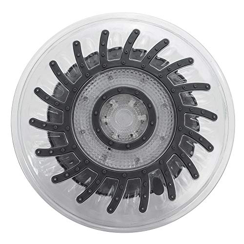 ETIGER رأس دش LED 8 بوصة، رأس دش LED يتغير لونه تلقائيًا، رأس دش دائري برذاذ 3 ألوان يتحكم في درجة حرارة الماء لاستبدال رؤوس دش الحمام (ثابت) - Image 4