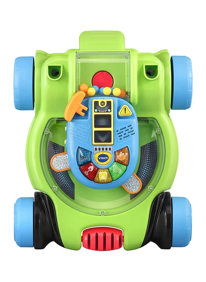 في تك Pop And Spin Mower Toy Summer Outdoor Push Toys - Green