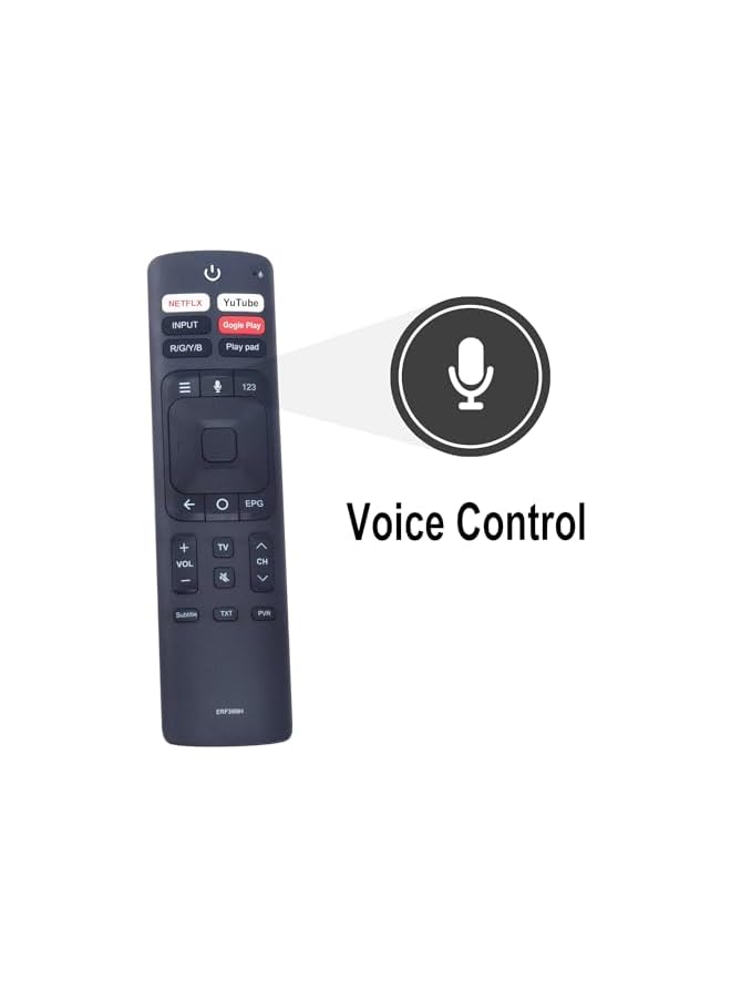 The Bros ERF3I69H voice Replaced Remote Control-Fit for-Hisense Smart TV OLED 4K TV LC-55Q7530U LC-55N6000 LC-75N8003U LC-75Q7570U LC40N5000 LC43N5000 LC43N610 LC43N6100 LC43N7000 LC50N5000 - Image 3