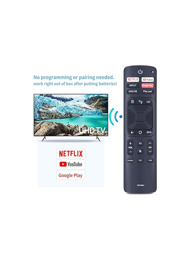 The Bros ERF3I69H voice Replaced Remote Control-Fit for-Hisense Smart TV OLED 4K TV LC-55Q7530U LC-55N6000 LC-75N8003U LC-75Q7570U LC40N5000 LC43N5000 LC43N610 LC43N6100 LC43N7000 LC50N5000 - Image 5