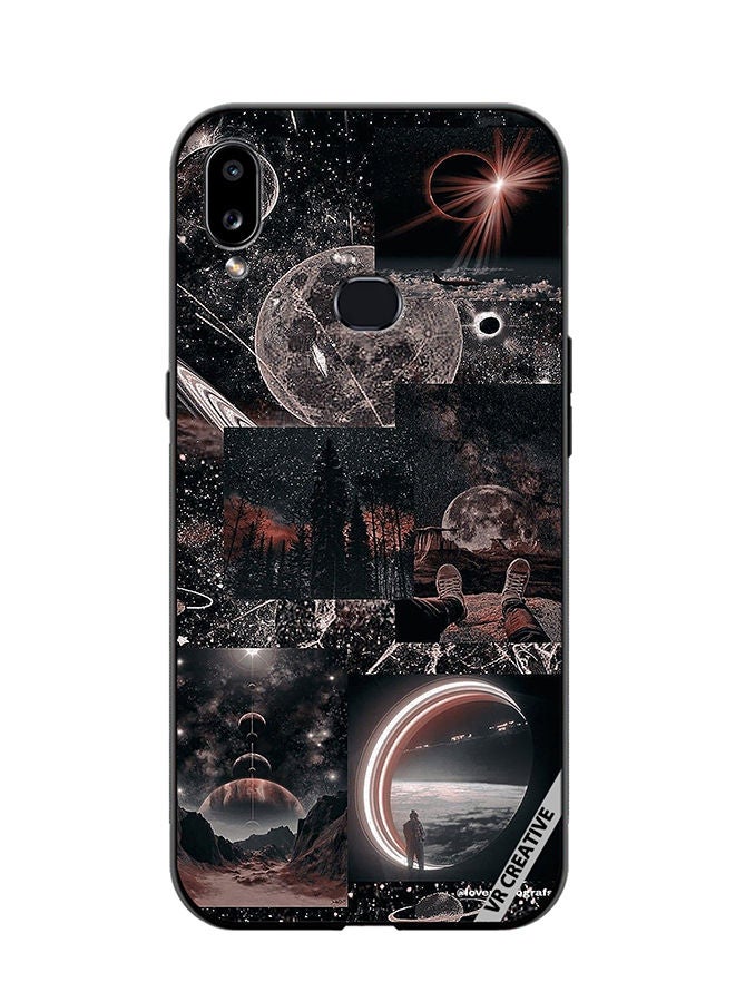 VR CREATIVE Protective Case Cover For Samsung Galaxy A10s Galaxy Design Multicolour - Image 1