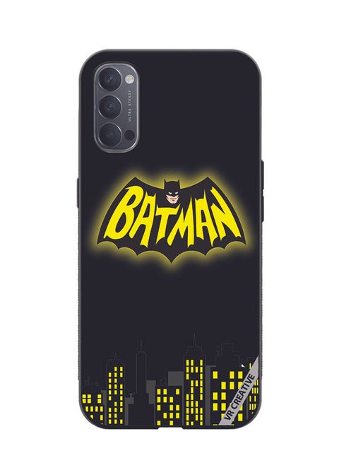 Protective Case Cover For Oppo Reno4 Batman Design Multicolour