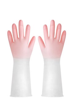 Generic Multifunctional Kitchen Dishes Cleaning Waterproof Long Sleeved Skin Care Gloves  - Image 3