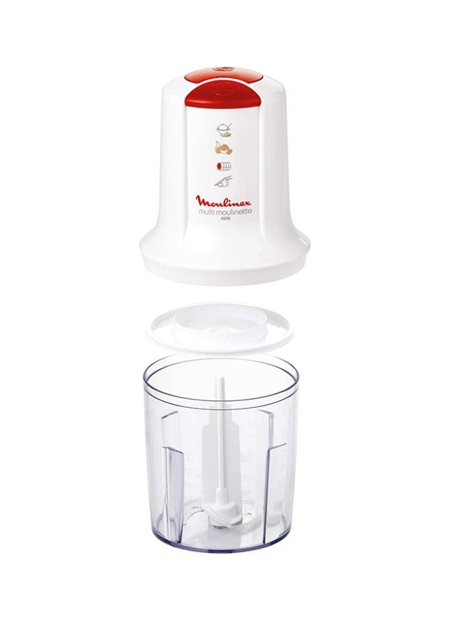 Moulinex Turbo Speed Chopper 400 W AT 7111 White/Clear - Image 2
