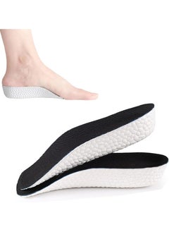 1 Pair Inner Height Increasing Insole 3.5Cm Heel Lift Foot Pads Invisible Hidden Soft Heel Cushion