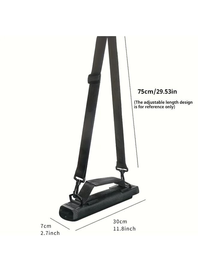 حقيبة الجولف المصنوعة من البوليستر الأسود المتين والمحمولة باليد والمصغرة للتدريب والسفر - Image 3