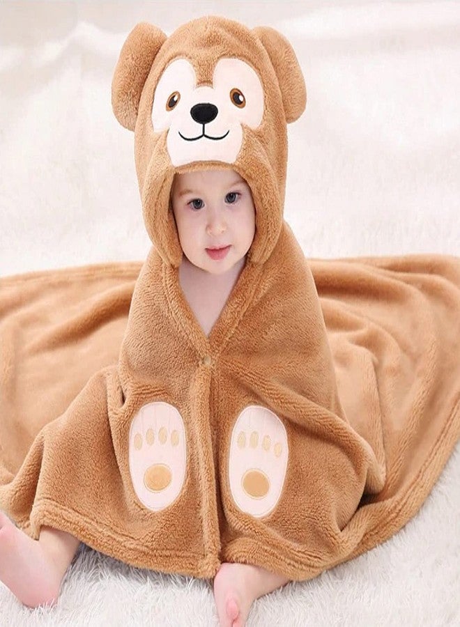 BRANDONN Baby Blankets New Born Combo Pack of Hooded Wrapper Sleeping Bag and Baby Bath Towel for 0-6 Months Baby Boys and Baby Girls Pack of 2 - Image 2