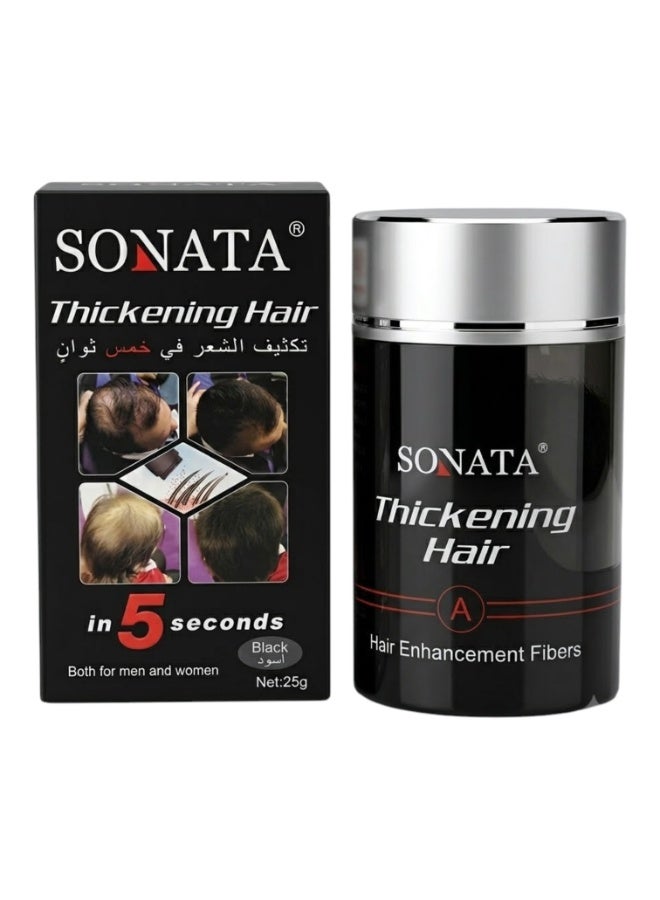 Sonata Hair Filling and Building Powder Black  25g - Image 1