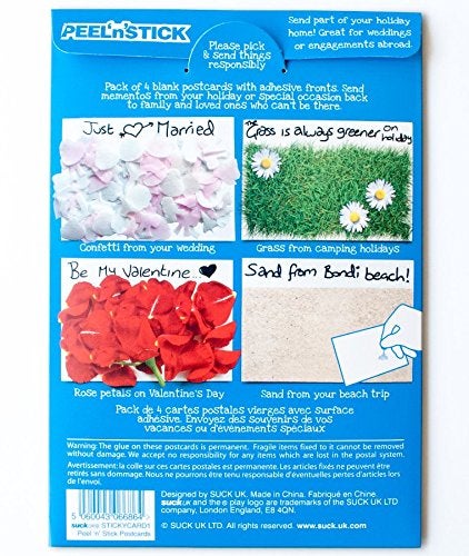SUCK UK Peel and Stick Adhesive Postcard - Image 4