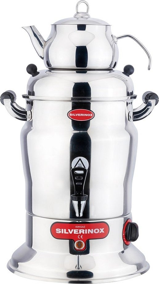 Işıkgaz Silverinox 16 Liter Single Pot Tea Samovar Vending Machine 