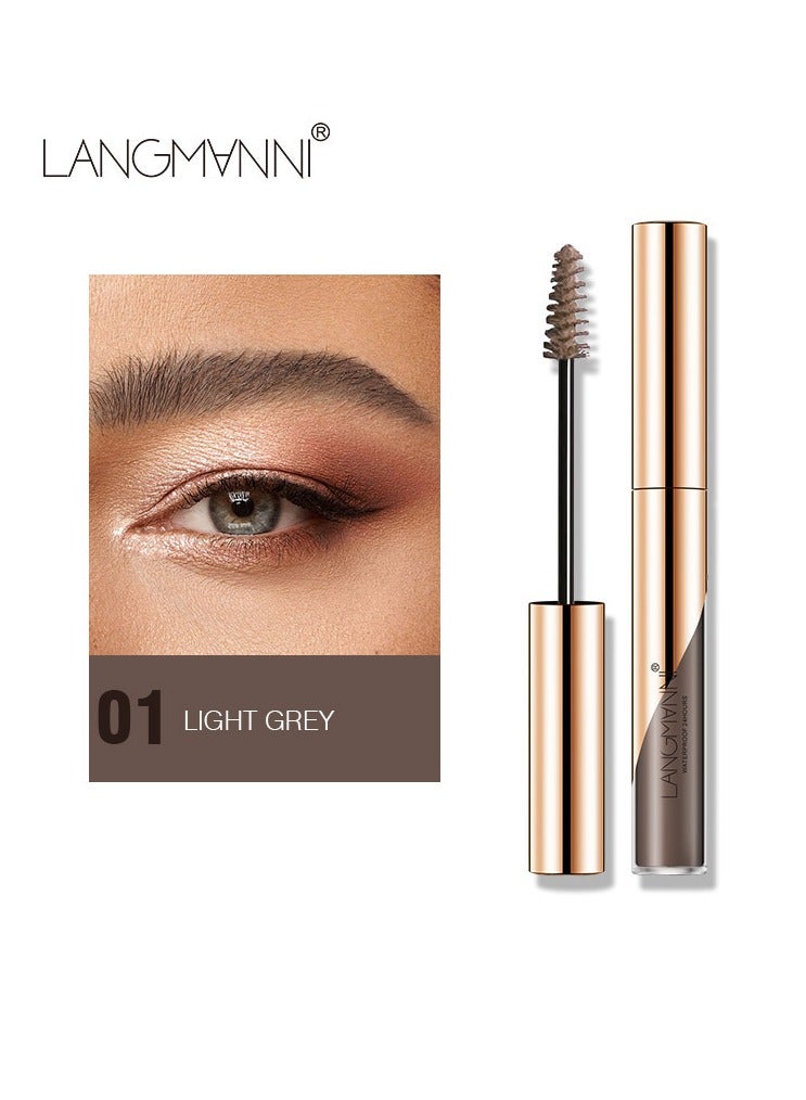 LANGMANNI Waterproof Tinted Brow Gel - Long-Lasting, Smudge-Resistant Eyebrow Shaping Makeup Gel - Liquid Thickening, Volumizing Brow Mascara - Image 1