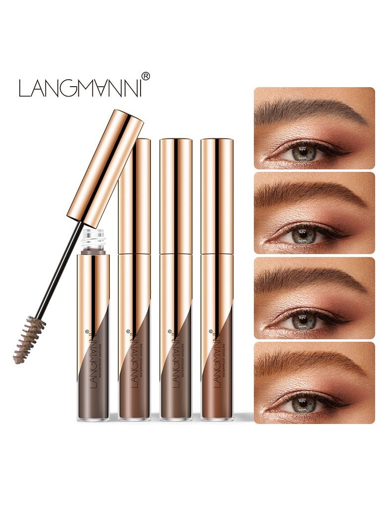 LANGMANNI Waterproof Tinted Brow Gel - Long-Lasting, Smudge-Resistant Eyebrow Shaping Makeup Gel - Liquid Thickening, Volumizing Brow Mascara - Image 3