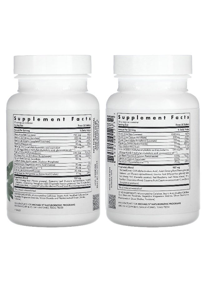 Michael's Naturopathic - Michael's Naturopathic, Male & Female Reproductive Factors Couples' Pack, 2 Bottles, 60 Vegetarian Tablets Each - Image 1