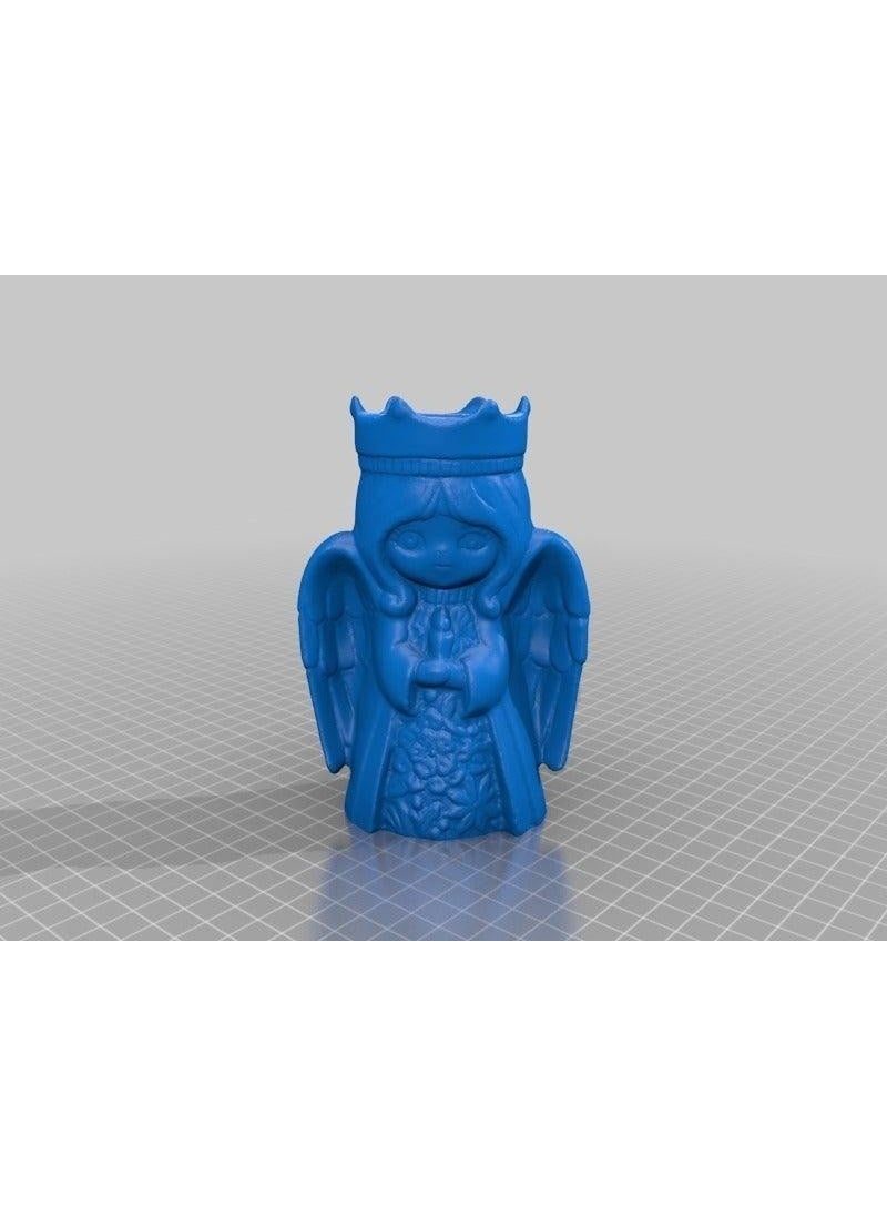 Epm3d Japanese Angel Candle Holder Plastic Apparatus 