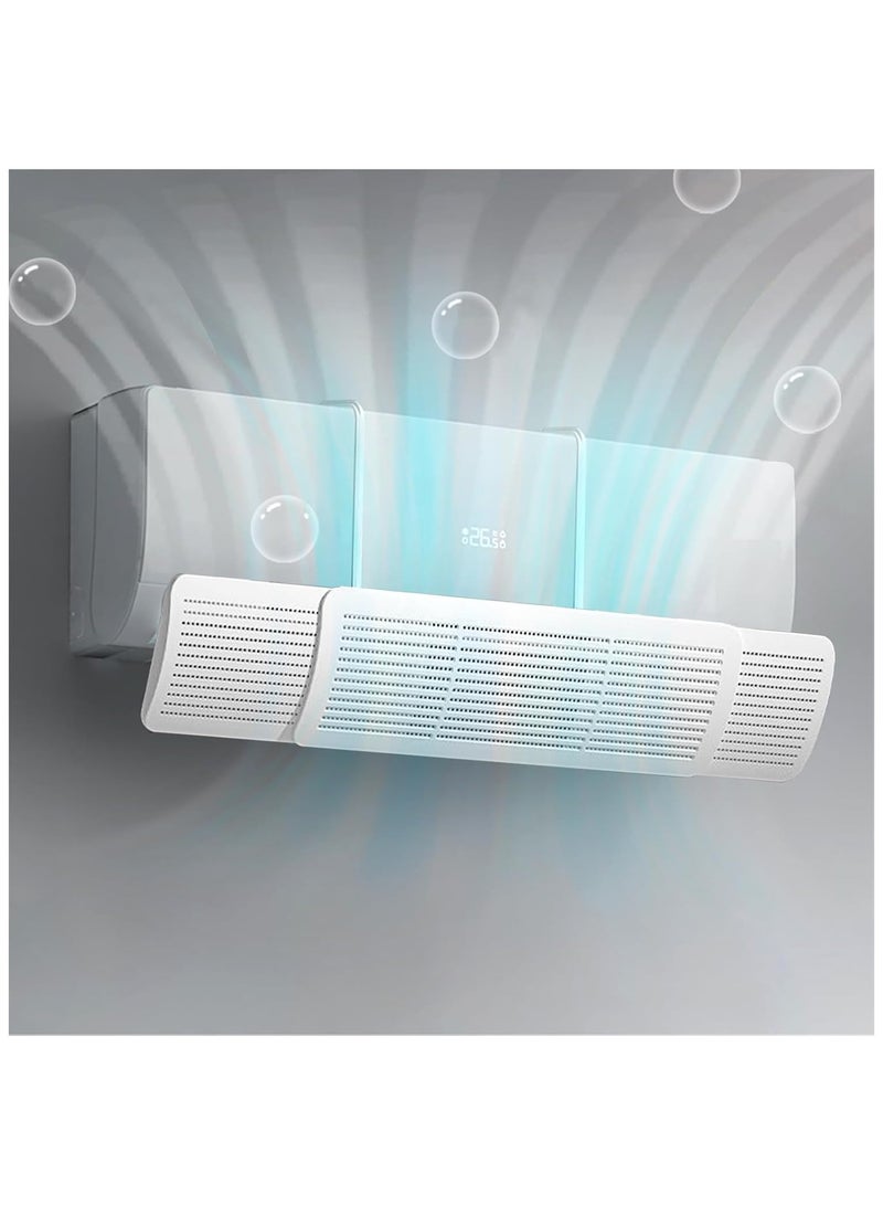Air Conditioner Deflector Air Conditioning Wind Shield, Split Ac Adjustable Flow Deflector Preventing Ac From Blowing Directly, For Home Office Retractable Ac Windshield (Standard Version)  - Image 1