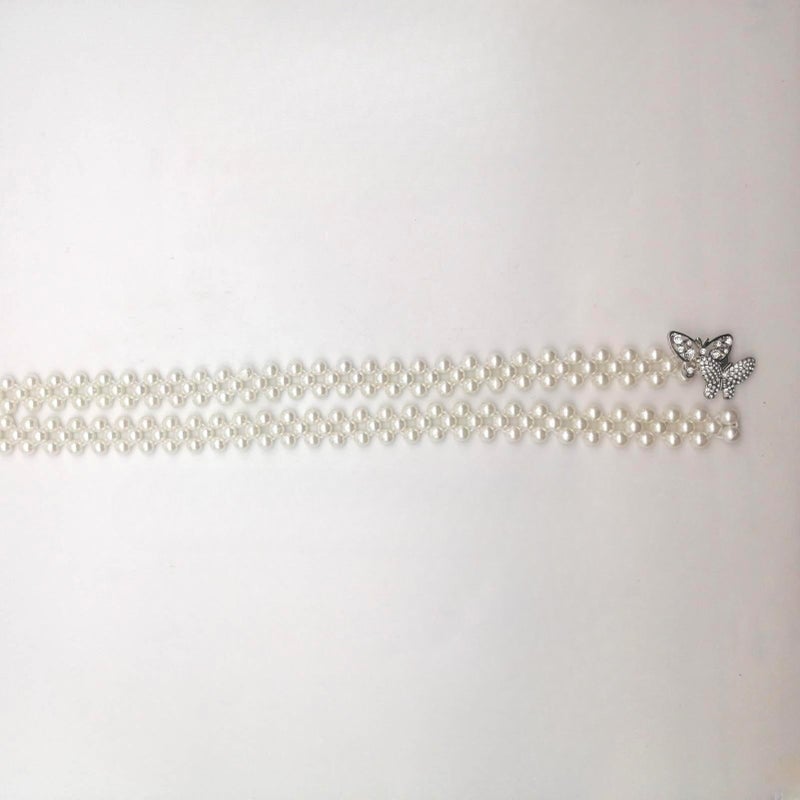 Funny live Curtain Tiebacks, 2 Pack Curtain Ties Outdoor Elegant Decorative Tie Backs Modern Pearl Tiebacks for Drapes Window Curtain Holdbacks for Draperies Accessories (Pearly Butterfly) - Image 5