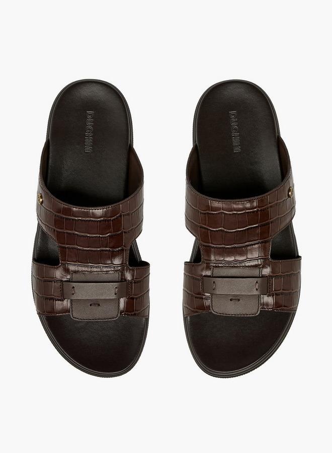 DUCHINI Men Leather Comfort Sandals - Image 2