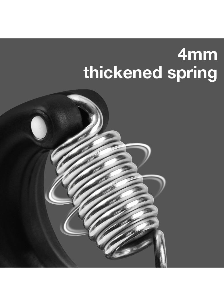 Deli - Agnite Er021 Adjustable Hand Grip Strengthener – 5-60Kg Resistance Trainer With Anti-Slip Handles & Heavy-Duty Spring For Forearm, Wrist, And Finger Strength Training, Black Color. - Image 1