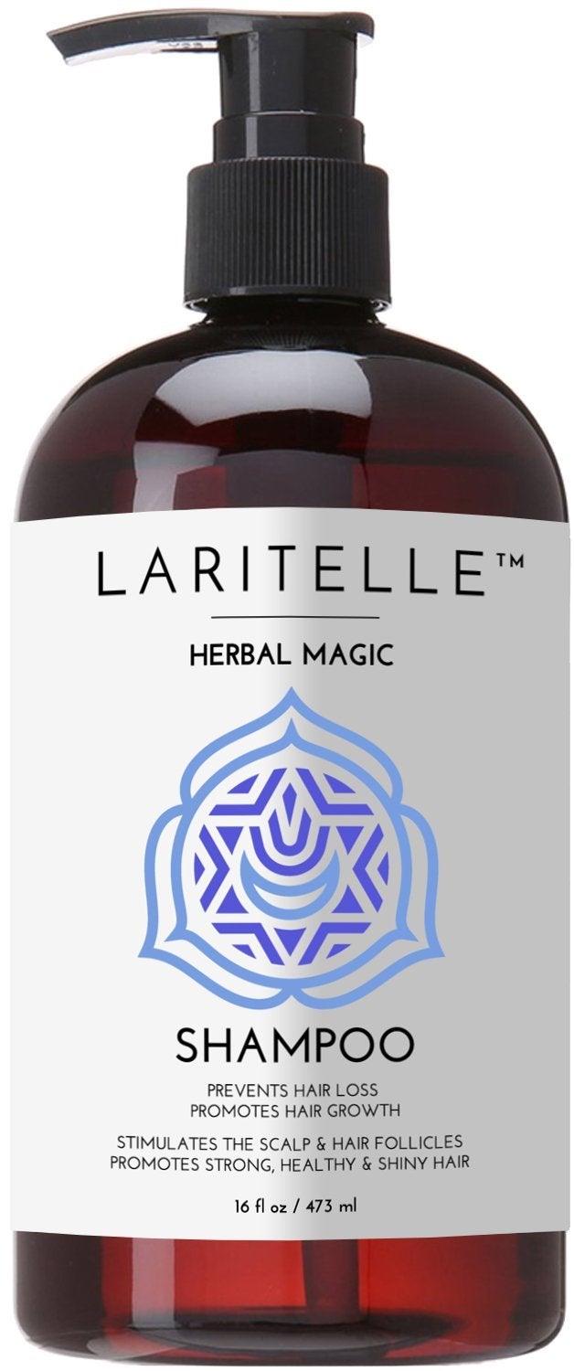 Organic Unscented Shampoo Herbal Magic | Hair Loss Prevention, Clarifying & Strengthening | Rosemary & Saw Palmetto | NO GMO, Sulfates, Gluten, Alcohol, Parabens, Phthalates | Hypoallergenic