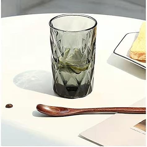 MARTVIA 350 ML Black Water Glass Tumbler Highball Glasses Clear Iced Tea and Glasses for Drinking Cocktail, Juice, Milkshake, Coke, Soda, Dishwasher Safe Pack of 6 (MT-07) - Image 4