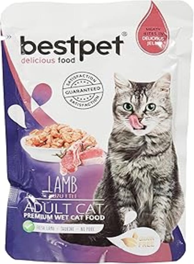 BESTPET ADULT CATLAMB JELLY 85G